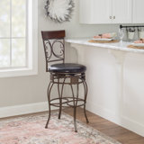 Edveh Oversized Big and Tall Swivel Counter/Bar Stool
