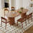 Brown Oval Solid Wood Dining Tables-611045379