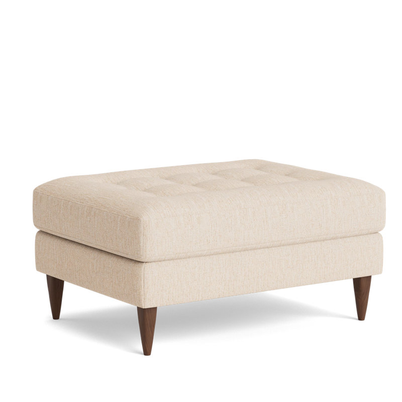 MCM Ottoman, Performance Weave - Tan
