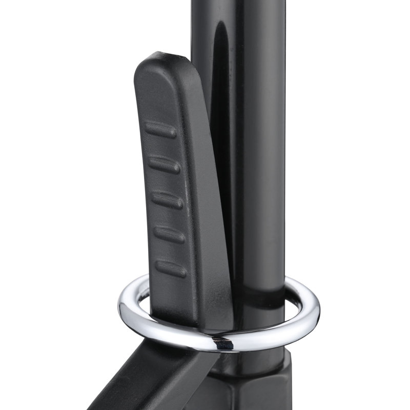 Chrome and Black Commercial Kitchen Spray Valve with Pull-out Spray