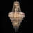 Adjustable Empire Crystal Chandelier With Hanging Chain