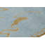 Rug & Kilim’S French Art Deco Style Rug In Blue With Gold Geometric Patterns