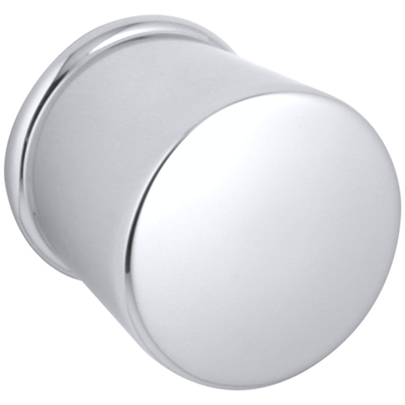 Archer 1" Diameter Cylindrical Knob, Chrome poli