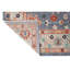 Hand Knotted Wool Area Rug in Gray And Sea Green
