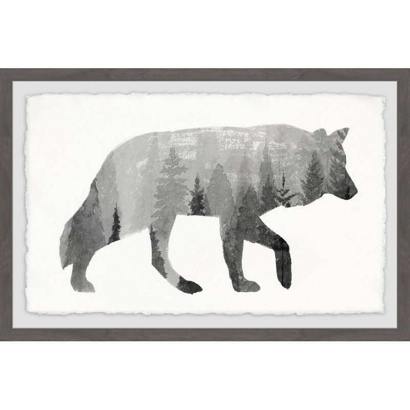 Canis - Single Picture Frame Painting, 61 cm H x 91 cm W x 4 cm D