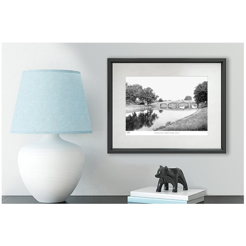 Leicester, Abbey Park C1955 - Single Picture Frame Print, 48.4cm H x 63.6cm W x 2.3cm D