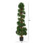 Arbre artificiel topiaire en forme de lierre anglais avec tronc naturel résistant aux rayons UV (intérieur / extérieur)-250955751