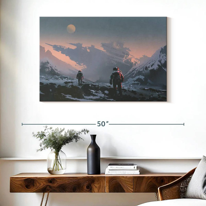 Oberle Astronauts, 26" H x 39" W