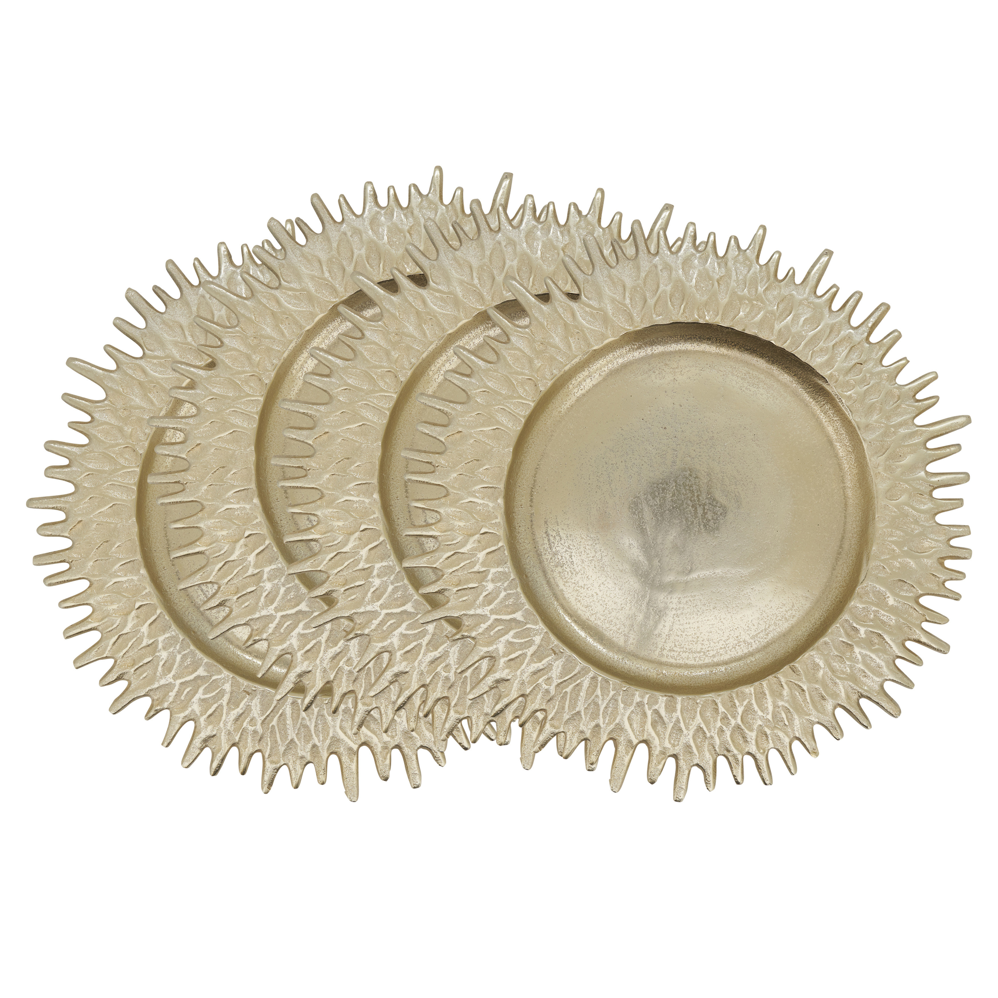Rosdorf Park Textured Rim Charger (Set of 4) | Wayfair
