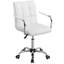 Mid Back Executive Swivel Office Chair with Metal Frame and Arms-1721637887