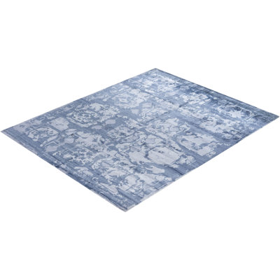 Overdyed One-of-a-Kind 8' 2" X 10' 1" Hand Knotted Area Rug