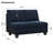 Eyram Velvet Armless 2 Seater Chair, Double Seat Module For Modular Sofa Sectional Couch-485325368
