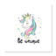 «Be Unique», impression sur papier licorne-47483377-47848662