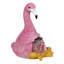 Statue de flamant rose en pot Firefly
