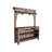 Unique Farmhouse Style Reclaimed Wood 99" Tall Serving Bar