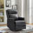 Caseville Genuine Leather Manual Swivel Recliner-265376385