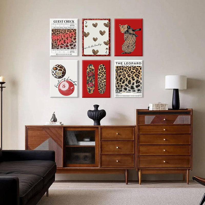 6 Piece Wrapped Canvas Print