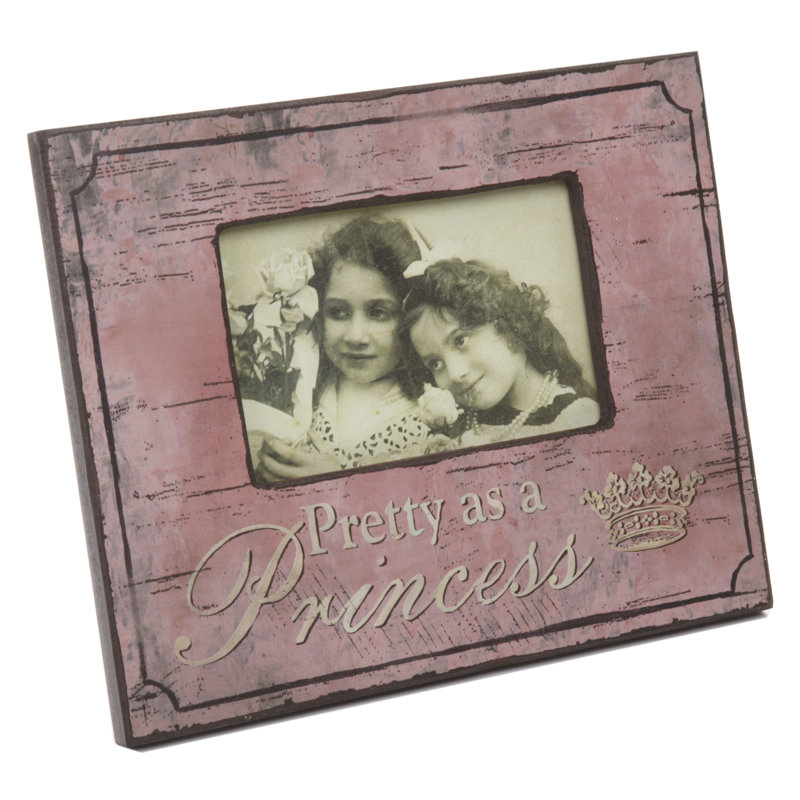 Vernice Pink Wood Picture Frame