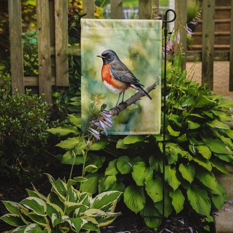 Drapeau de jardin, Connecticut American Robin