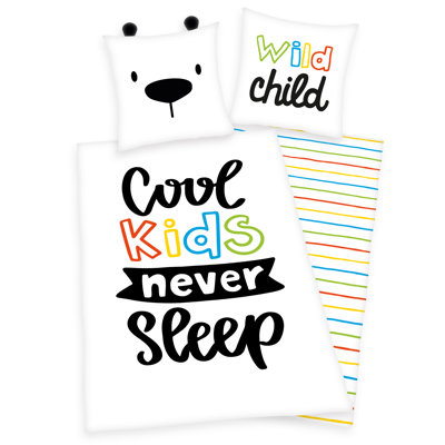 Young Cool Kids Never Sleep Duvet Cover Set