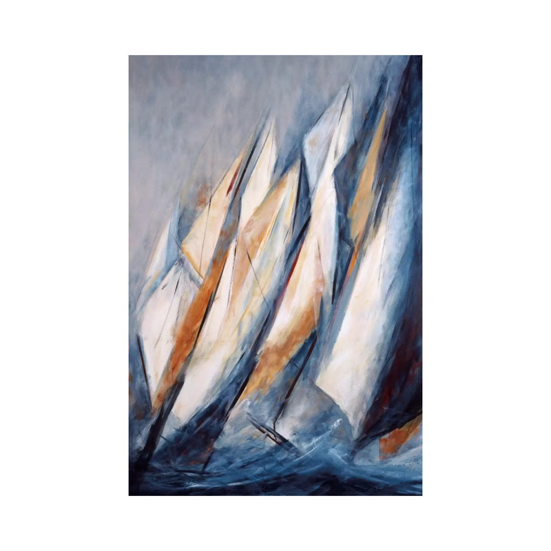 Alta Mar by Maria Antonia Torres - Wrapped Canvas Painting, 101.6 cm H x 66.04 cm W x 3.175 cm D
