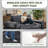 Boneless Modern Chenille Convertible Sofa Bed Split Back Design-584228869