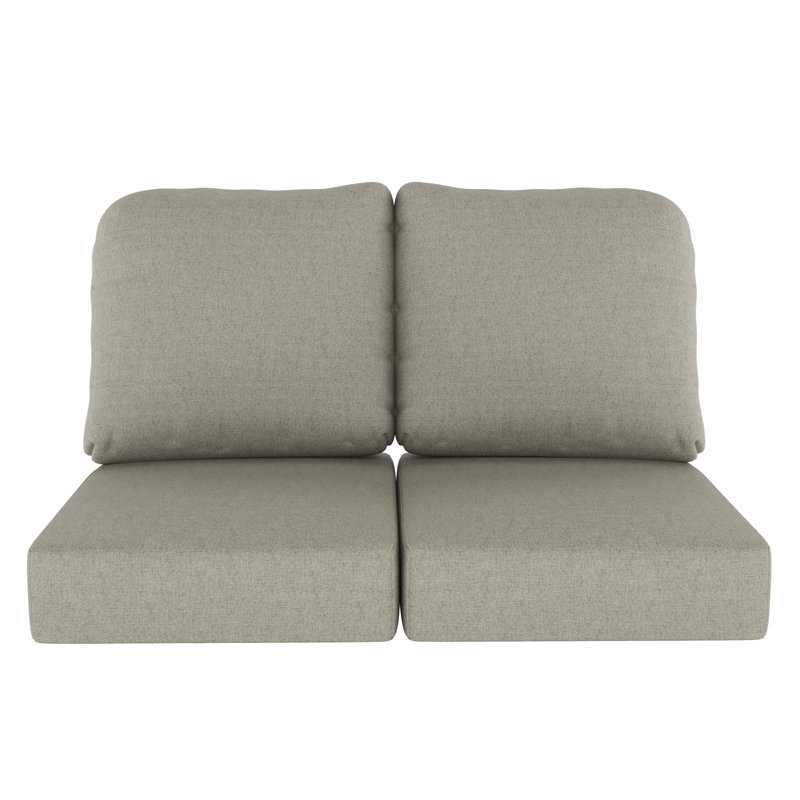 Indoor/Outdoor Sunbrella® Seat/Back Cushion, Spectrum Dove Sunbrella® Plainweave