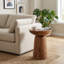 Table d'appoint en bois Odera
