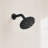 Nova 6 in. 5-Spray Round Fixed Shower Head-126375056