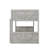 Twin Over Twin Floor Bunk Bed With Panelled Headboard And Footboard-72714618