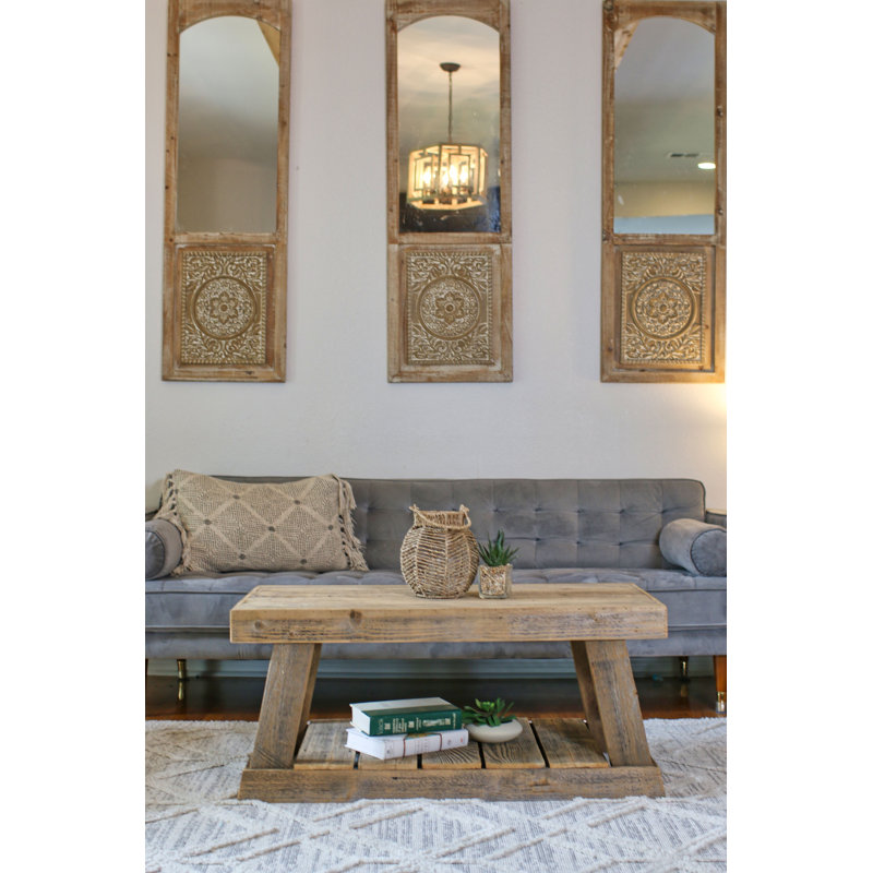 Deshanda Solid Wood Top Single Coffee Table