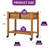 Outdoor Planter Box With Double-Layer-1718698464