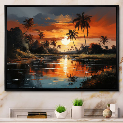 " Dominican Sunset Reflections "