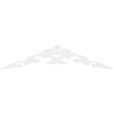 Kendall Signature Urethane Gable Pediment, Primed Tan