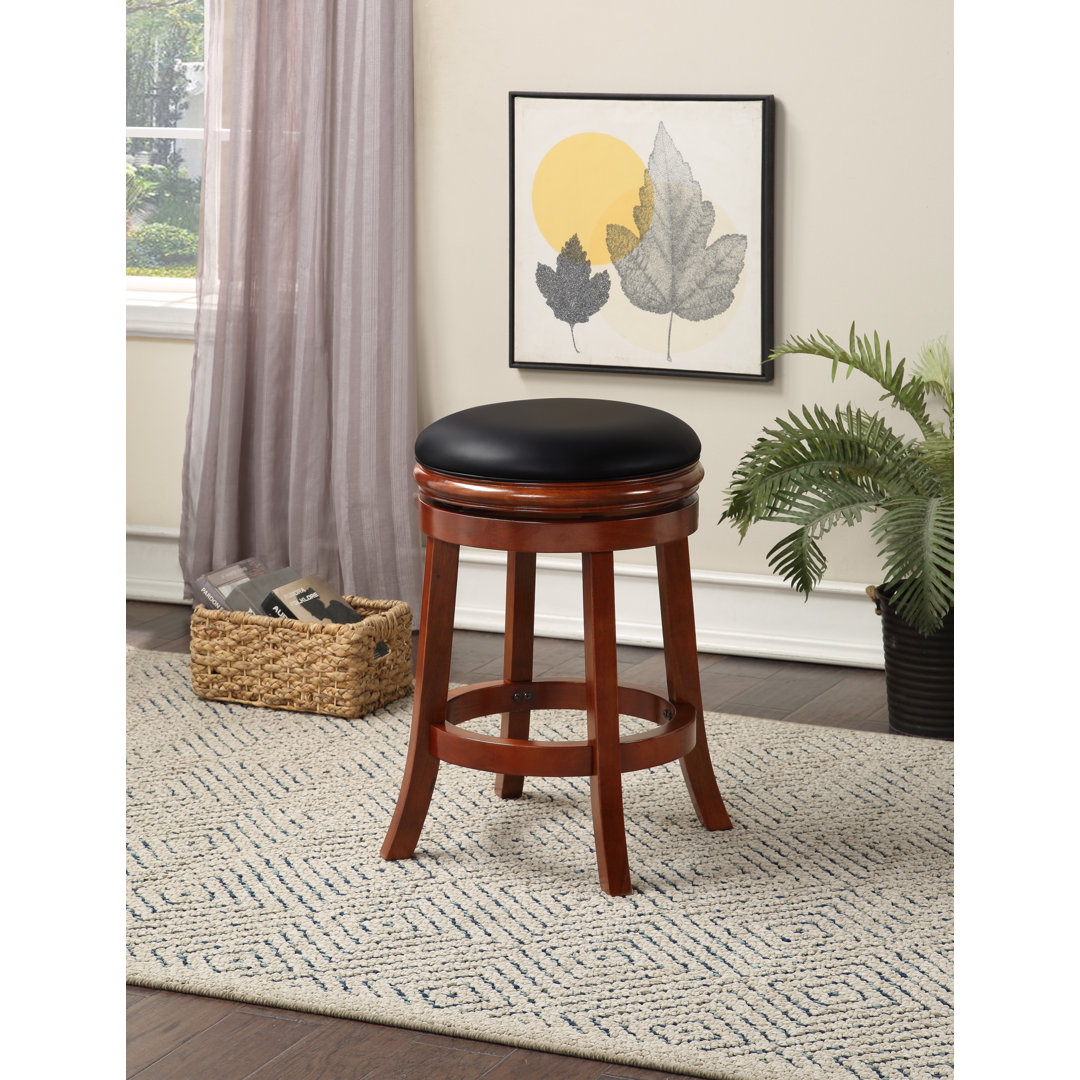Westerberg Swivel Upholstered Counter Stool Charlton Home® 
