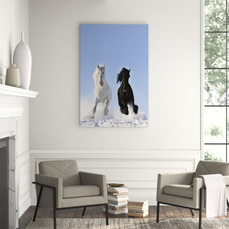 Snow Day Print, 60" H x 40" W x 1.5" D