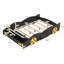Lit plateforme double en forme de voiture de course fonctionnelle avec roulettes-1676667930-1676667933