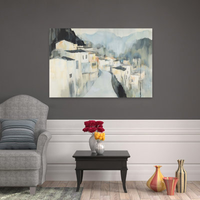 The High Road, paysage abstrait contemporain, art mural