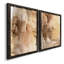Mouvement encadré doré sur toile tendue - prêt à accrocher-606940350-607027758-607027752