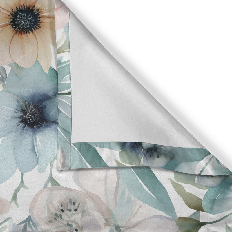 Semi Sheer Curtain Pair