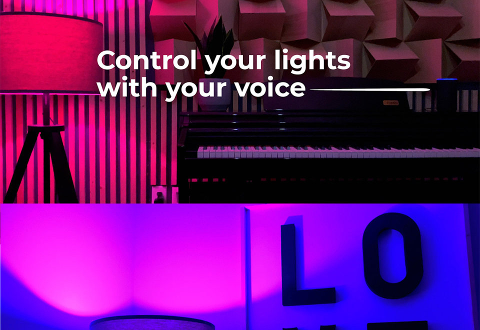 Connects with Alexa and Google Home