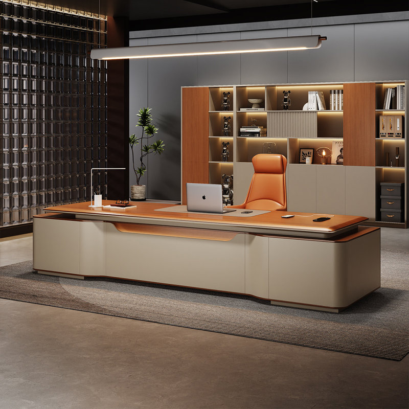 Table de bureau rectangulaire 102,36 po, H 29,53 po x l 102,36 po x P 35,43 po
