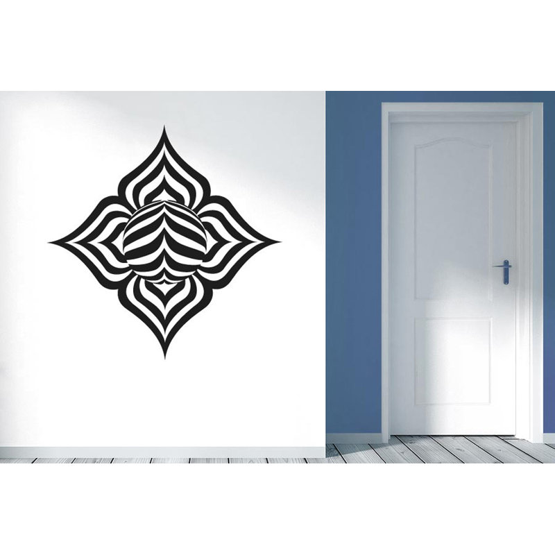 Abstract Wall Decal, Black