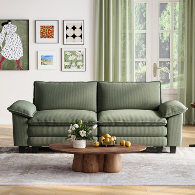 Colbey 90'' Upholstered Modular Cloud Sofa