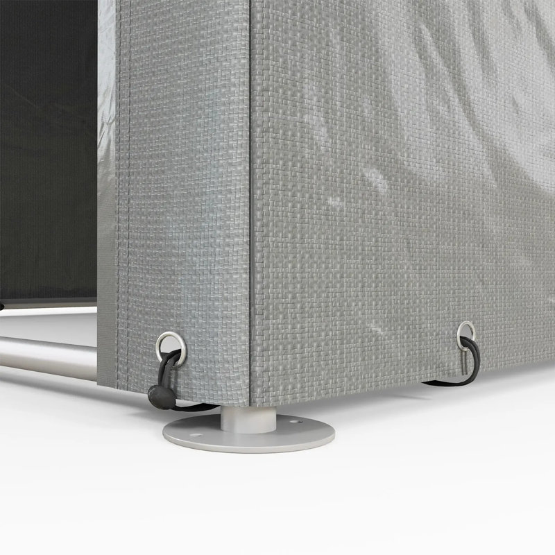 Galvanised Steel Basic Storage System, Grey