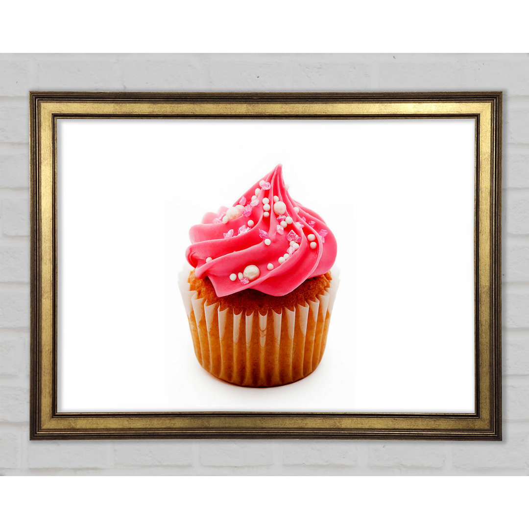 Gerahmter Kunstdruck Beautiful Pink Cupcake