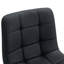 Chaise de bar noire en deux, imperméable et confortable pour une utilisation à long terme, facile à nettoyer, ergonomique-1420262853