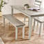 Alissah Rubberwood Extending Dining Table Set-986903258-986903256