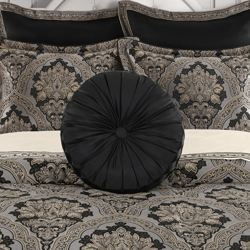 Coussin décoratif arrondi touffeté Harriman