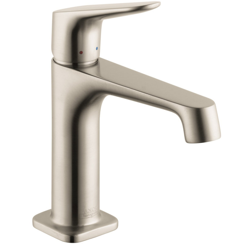 AXOR Citterio Single Hole Standard Bathroom Faucet, Brushed Nickel